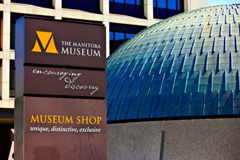 The Manitoba Museum featuring exhibits on natural and human history, and a planetarium.