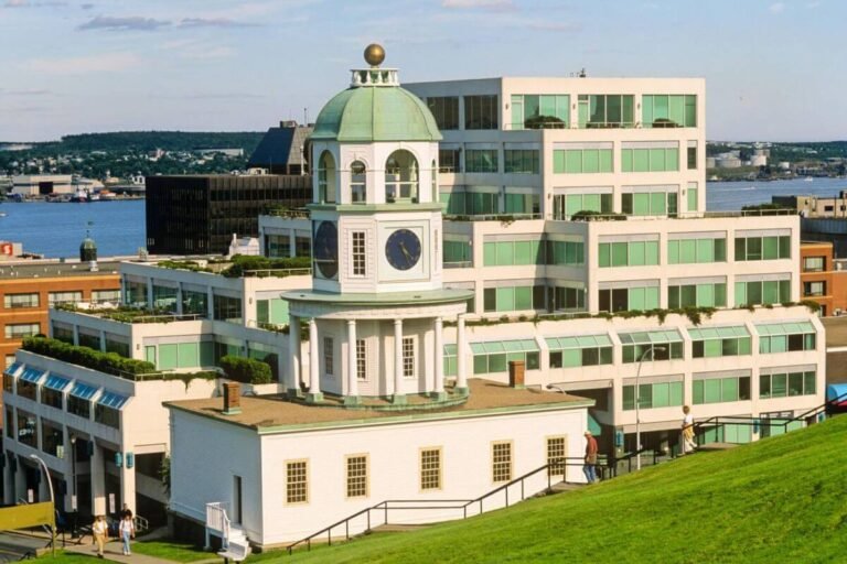 Halifax Citadel National Historic Site with historical exhibits, clock tower, and military reenactments.